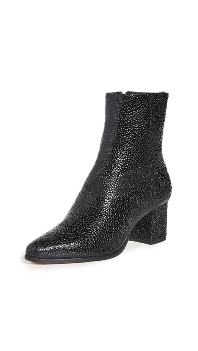 Alexandre Birman Rachel Booties In Black