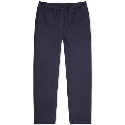 A Kind Of Guise Elasticated Wide Trouser In Blue