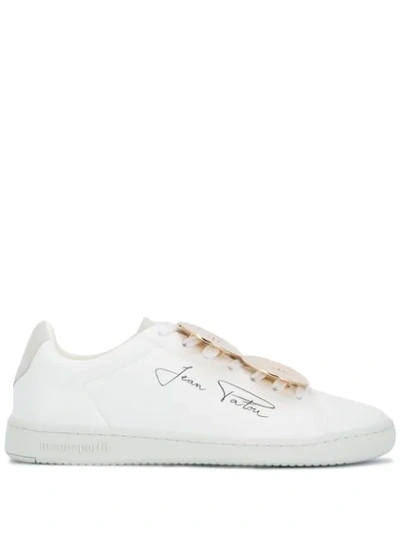 Patou Jewellery Signature Print Trainers In White