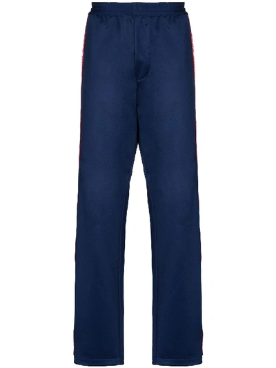 Dsquared2 Blue Logo Tape Track Pants