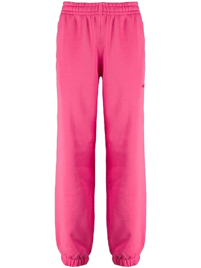 Adidas Originals By Pharrell Williams 平纹针织运动裤 In Pink