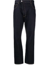 VIVIENNE WESTWOOD ANGLOMANIA ASYMMETRIC FASTENING SLIM-FIT JEANS