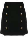 GIVENCHY BUTTON-FRONT SKIRT