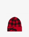 MOSCHINO Check hat with logo