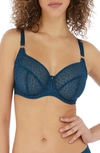 Freya Starlight Hero Full Figure Side Support Underwire Bra In Posidn