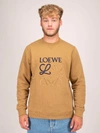 LOEWE ANAGRAM SWEATSHIRT CAMEL,H526341XA1