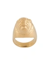 VICTORIA STRIGINI LIONS HEAD SIGNET RING