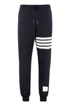 THOM BROWNE TRACK-PANTS WITH DECORATIVE STRIPES,11487282