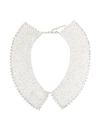 ALESSANDRA RICH SILVER-TONE CRYSTAL NECKLACE