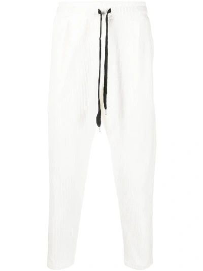 Family First Corduroy Detail Track Trousers In White