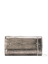 JÉRÔME DREYFUSS PORTEFEUILLE METALLIZED CLUTCH BAG