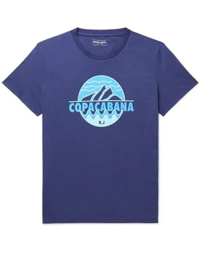 Frescobol Carioca T-shirts In Dark Blue