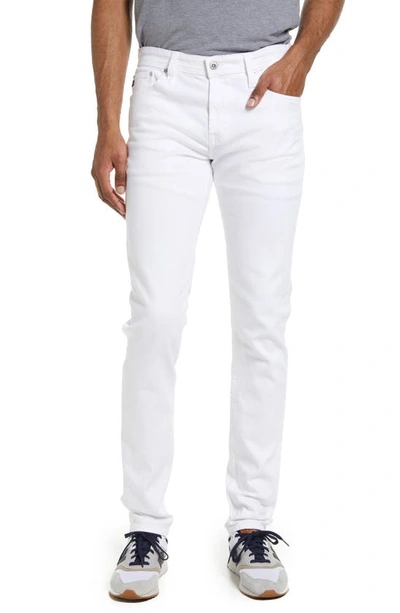 Ag Dylan Distressed Jeans In White Smoke In White Smoke