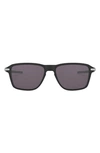 Oakley Wheel House 54mm Square Sunglasses In Satin Black/ Prizm Grey