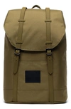 Herschel Supply Co 'retreat' Backpack In Khaki Green