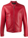 DSQUARED2 SLIM FIT LEATHER JACKET