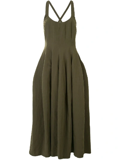 Brock Collection Riana Dress In Green