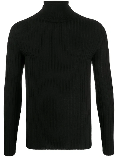 Transit Ribbed-knit Jumper In Black