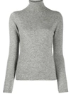 ALLUDE SLIM-FIT ROLL NECK JUMPER