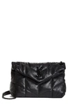 SAINT LAURENT SMALL LOU LEATHER PUFFER BAG,5774761UQ08