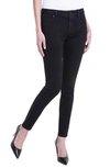 Liverpool Jeans Company Abby Stretch Skinny Jeans In Black Rinse