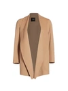 Theory Clairene Brushed Wool And Cashmere-blend Coat In Palomino