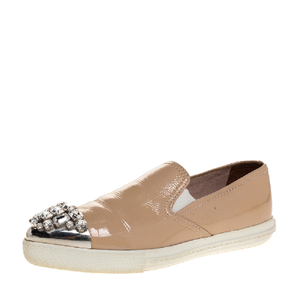 miu miu sneakers cap toe