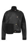 AJE Motocyclette Leather Patch Jacket,806366