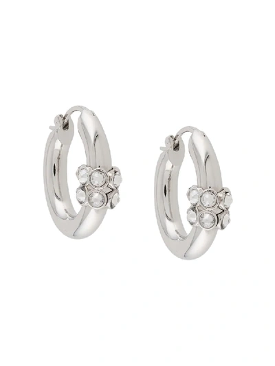 Chloé Egée Hoop Earrings In Silver