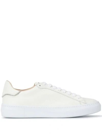 Fabiana Filippi Dalila Lace-up Sneakers In White