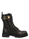 VERSACE VERSACE SAFETY PIN COMBAT BOOTS