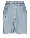 RE/DONE WITH LEVI'S DENIM SKIRTS,42808831AU 2