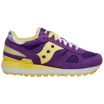 Saucony Sneakers Shadow Original W Viola Giallo In Purple