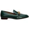 Tory Burch Jessa Chain-embellished Loafers In Green