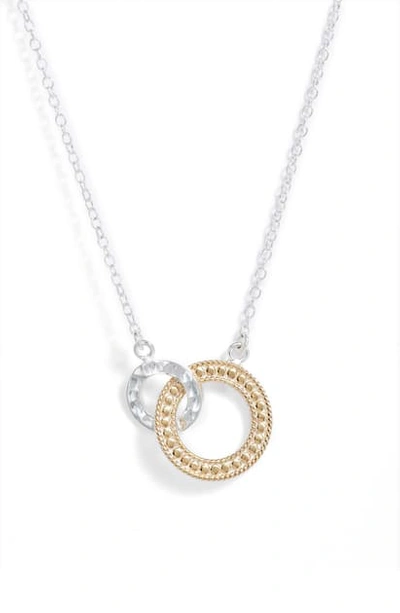 Anna Beck Linked Circle Necklace (nordstrom Exclusive) In Gold/ Silver