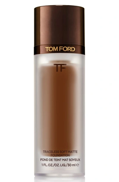 Tom Ford Traceless Soft Matte Foundation 12.5 Walnut 1 oz/ 30 ml In 12.5 Walnut (very Deep With Warm Red Undertones)