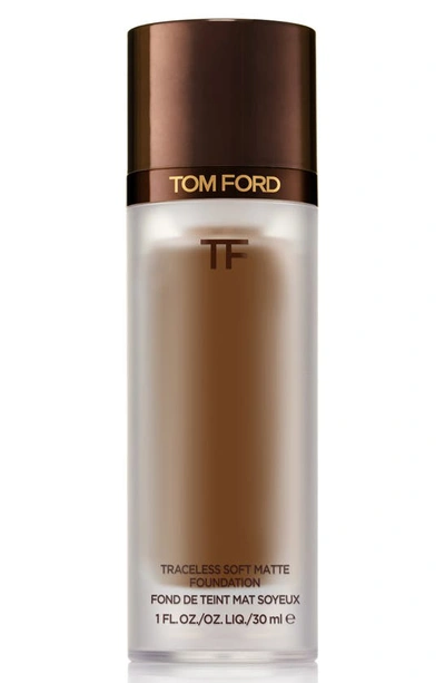 Tom Ford Traceless Soft Matte Foundation 11.7 Nutmeg 1 oz/ 30 ml In 11.7 Nutmeg (very Deep With Neutral Undertones)