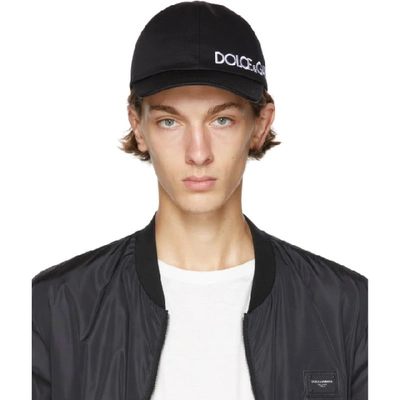 Dolce & Gabbana Dolce And Gabbana Black Dna Baseball Cap