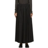 ISSEY MIYAKE BLACK HIGH-WAISTED TROUSERS