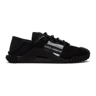 Dolce & Gabbana Ns1 Neoprene Sneakers In Black Black