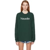 MUSEUM OF PEACE AND QUIET GREEN 'NATURALIST' LONG SLEEVE T-SHIRT