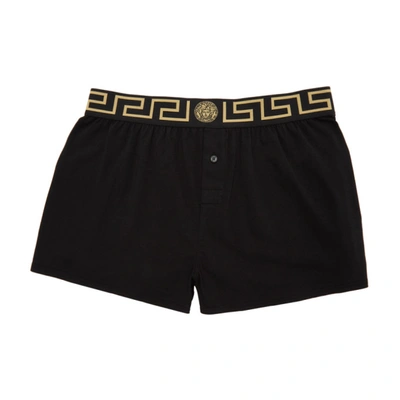 Versace Underwear Black Medusa Boxers In A80g Black