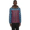 BURBERRY BURBERRY BLUE AND RED ECONYL® AINTHORPE JACKET