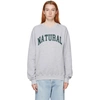 MUSEUM OF PEACE AND QUIET GREY 'NATURAL' SWEATSHIRT