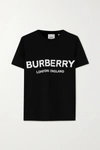 BURBERRY PRINTED COTTON-JERSEY T-SHIRT