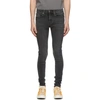 FRAME FRAME GREY JAGGER TRUE SKINNY JEANS