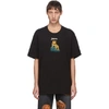 DOUBLET DOUBLET BLACK PUPPET ANIMAL EMBROIDERY T-SHIRT