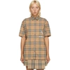 BURBERRY BEIGE CURLEW SHORT SLEEVE SHIRT