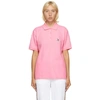 BURBERRY BURBERRY PINK DEER PRINT POLO