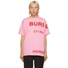 BURBERRY BURBERRY PINK CARRICK T-SHIRT